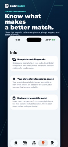 CadetCatch iPhone screenshot