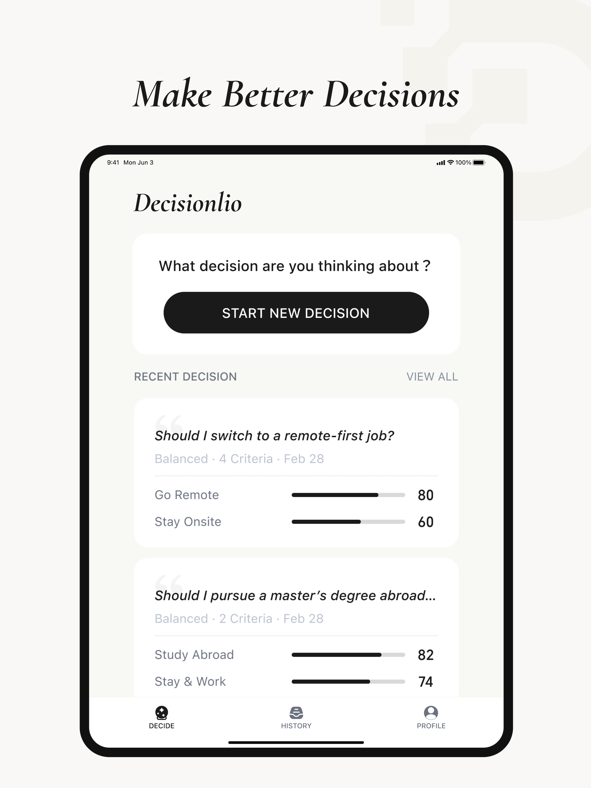 Decisionlio screenshot 5