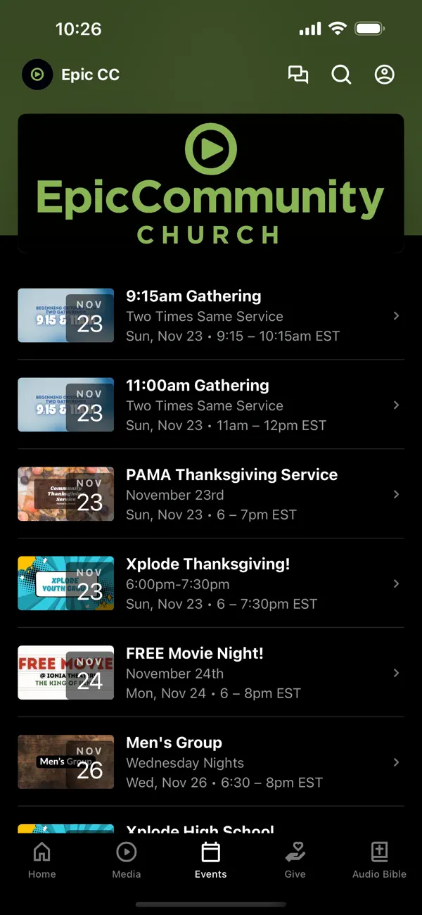 Screenshot #3 pour Epic Church Portland MI