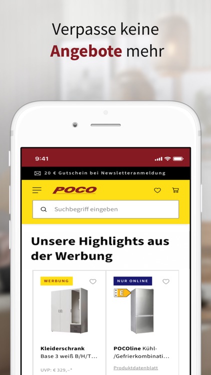 POCO I Möbel, Deko & Prospekte