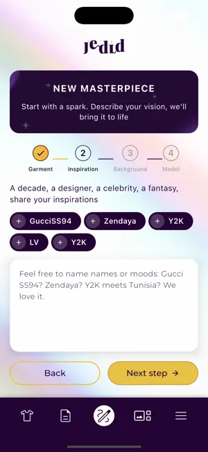 Jedid - AI Fashion Studio screenshot 2