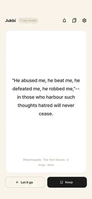 Jukbi: Daily Dhammapada screenshot 2