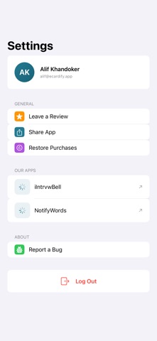 eCardify Digital Business Card iPhone screenshot