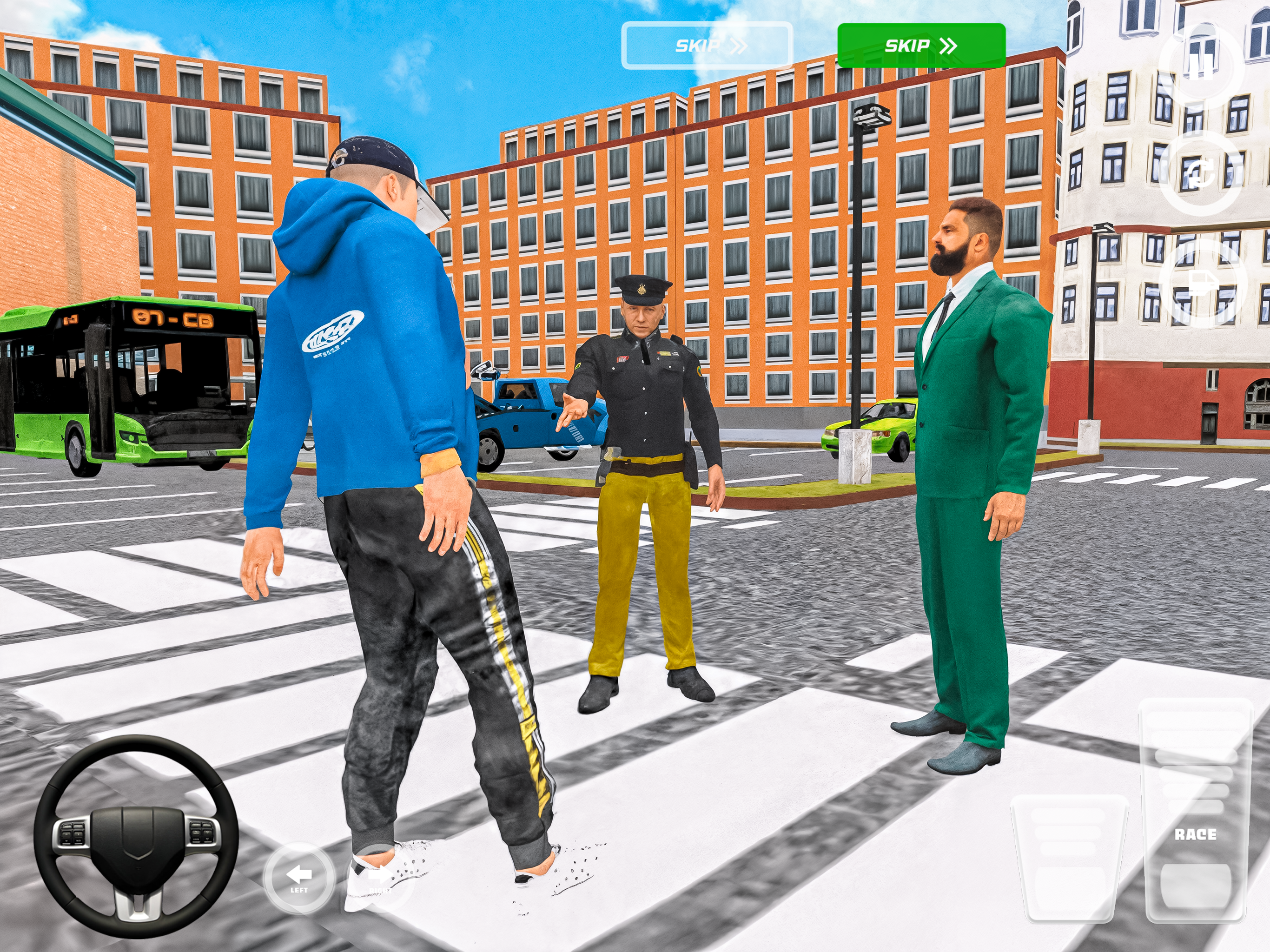 Police Car Cop:Bike Chase Game screenshot 8