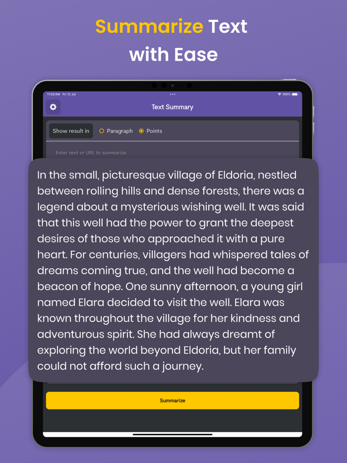 텍스트 요약기 - AI 요약