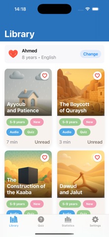 Muslimoo: Islamic Stories iPhone screenshot