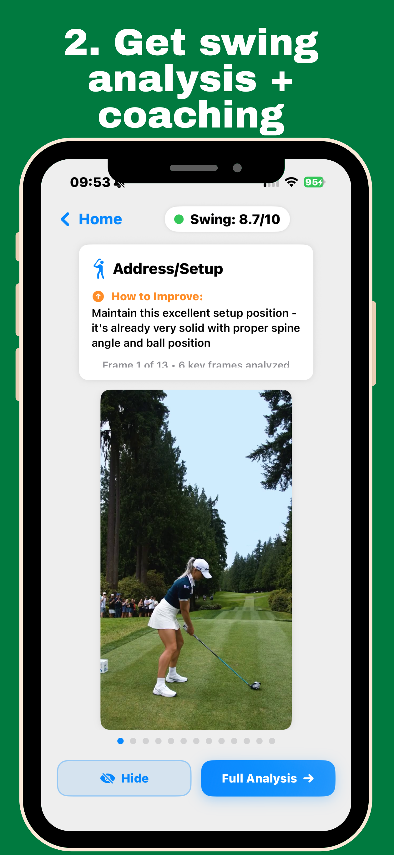 Lofu - Golf Swing Analyzer screenshot 6