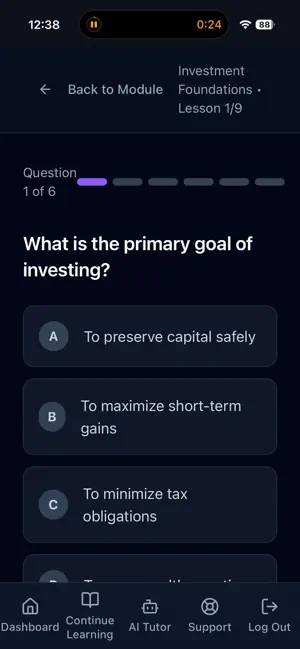 Cressivo Options Academy screenshot 2