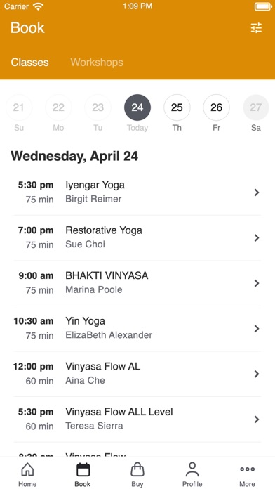 YOGA OF LOS ALTOS Screenshot