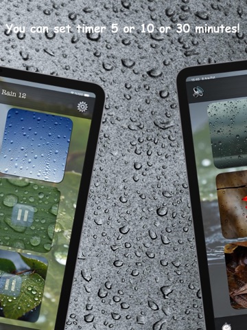 Rain Sounds | instantly sleep iPad screenshot