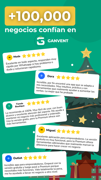 Ganvent Create an online store iPhone screenshot 2 - Shopping app