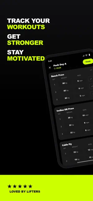 PowerLog - Workout Tracker screenshot 1