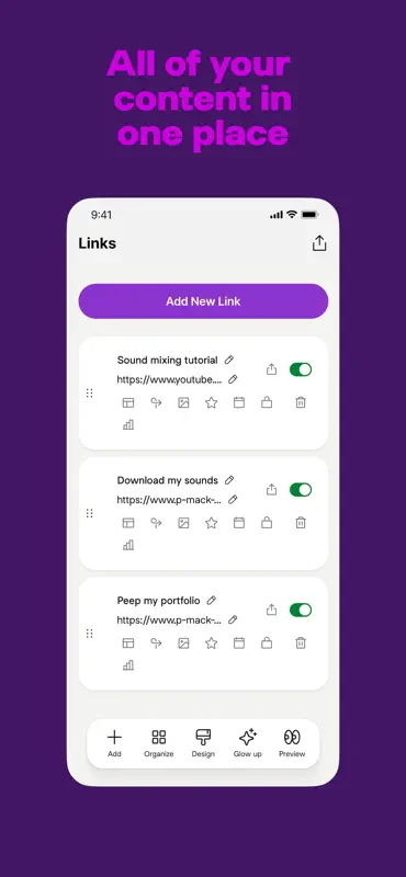 Linktree: Link in Bio Creator screenshot 2 of 7