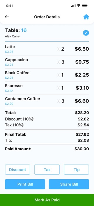 Bill2Menu Screenshot 3 of 3