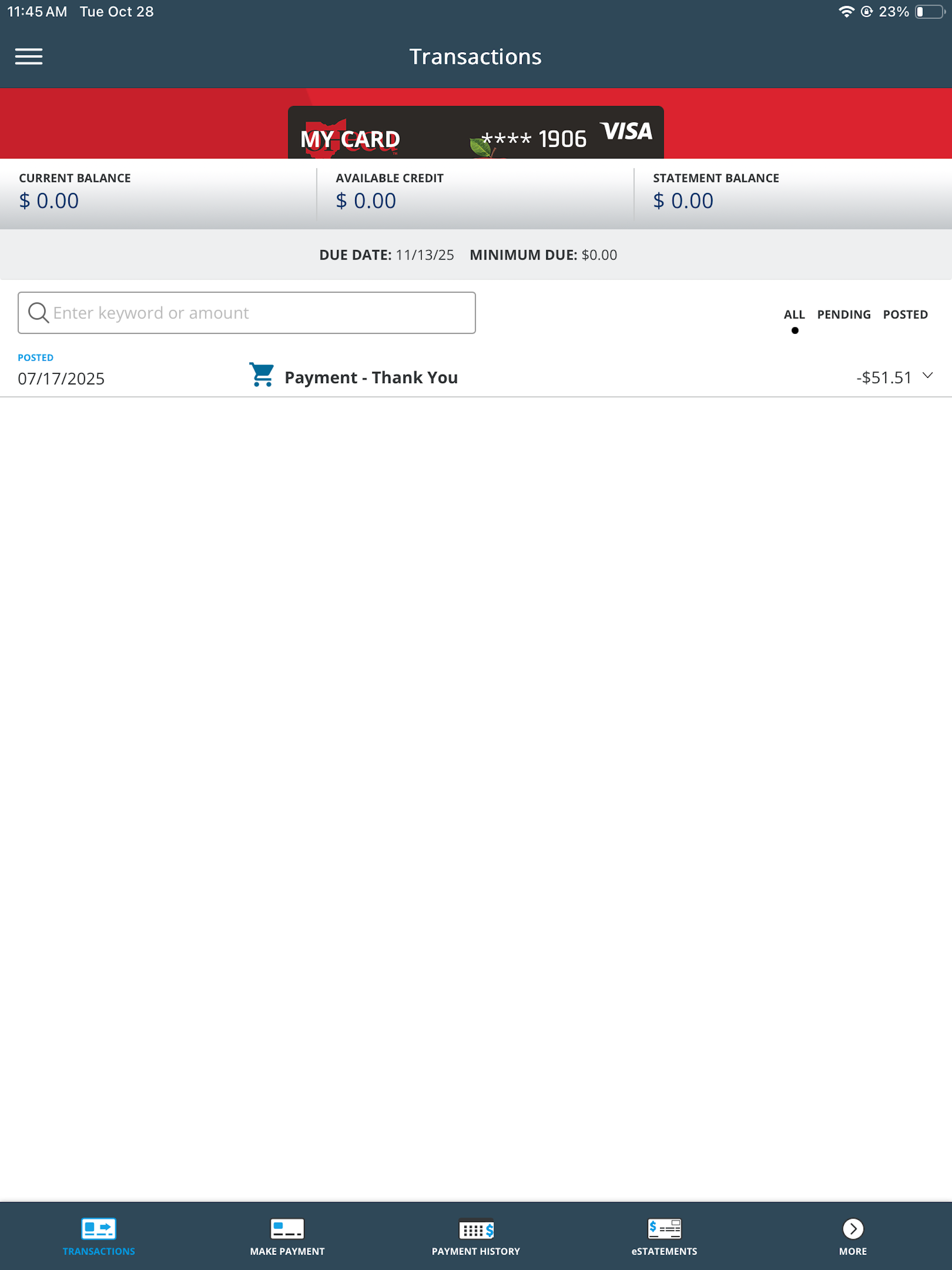 OHecu Card Management screenshot 13