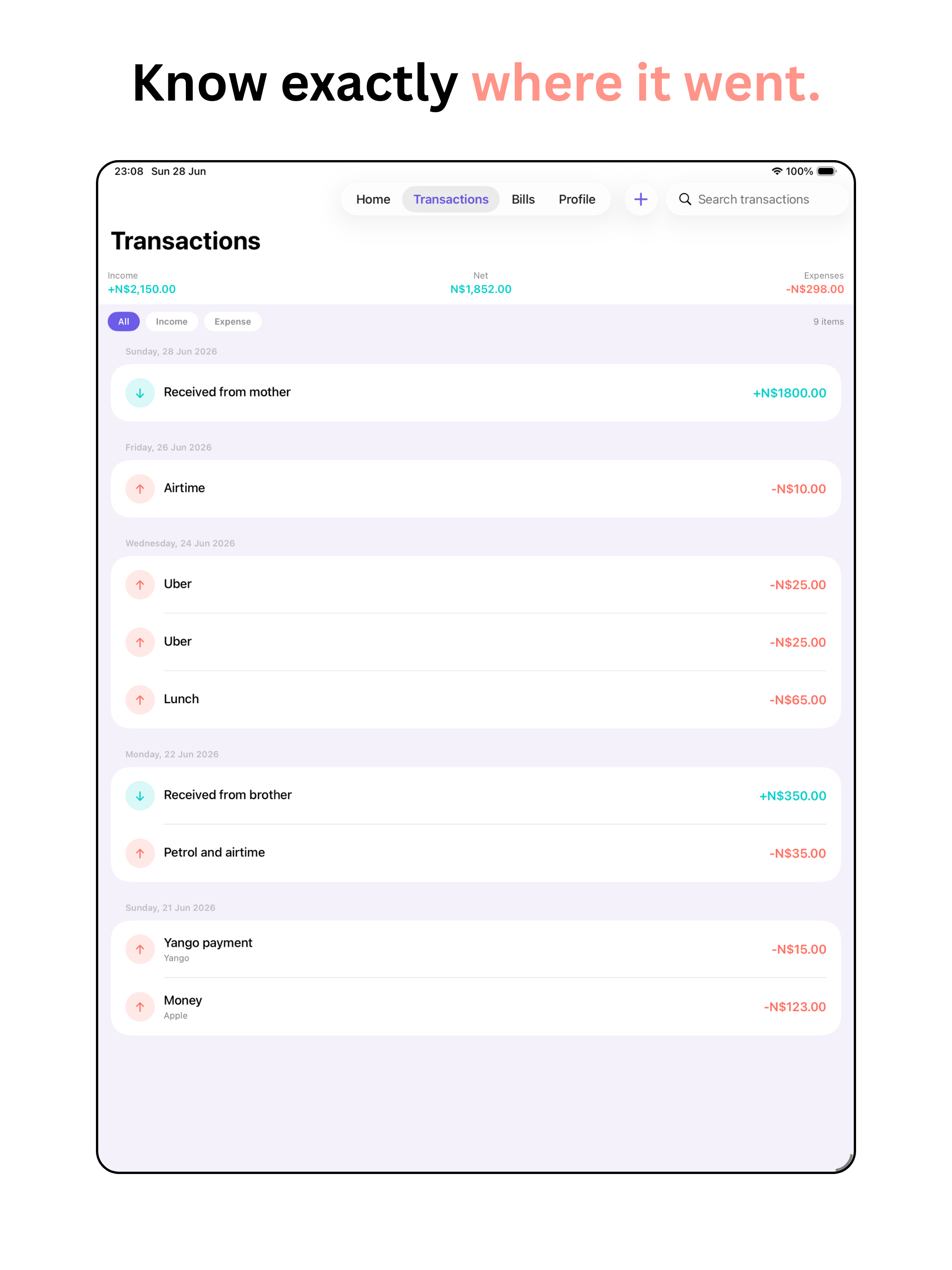 Imali: Budget App screenshot 8