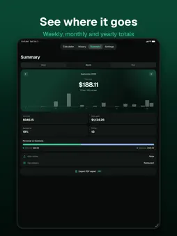 Tip Calc - Tracker screenshot 8