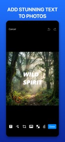 Add Text to a photo screenshot