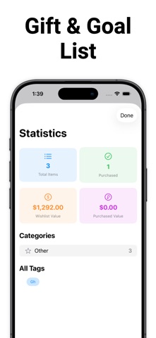 Wishlist - Gift & Shopping iPhone screenshot