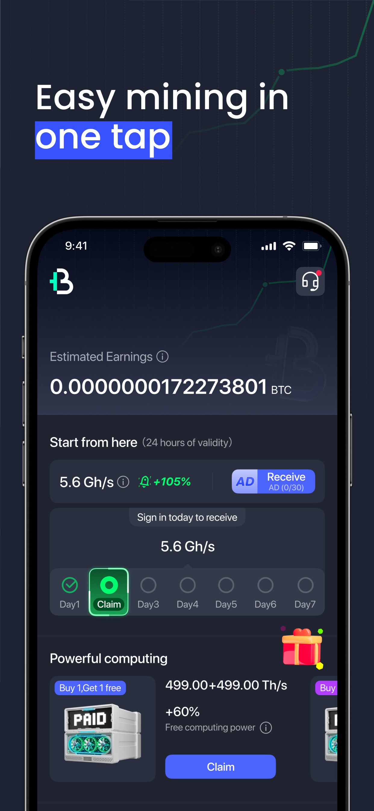 Tapmining: Miner Tool screenshot 2