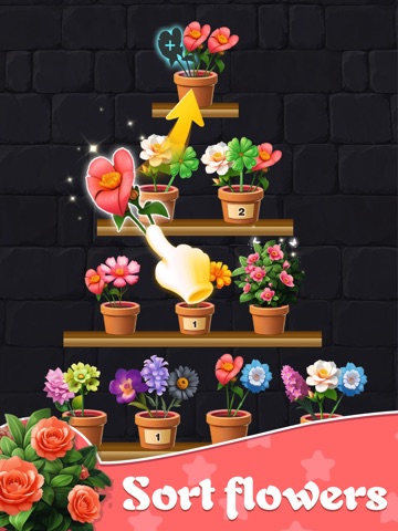Flower Triple Sort:Blossom 3D iPad screenshot