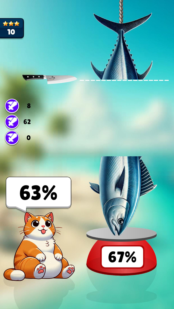 大食い猫 -タイミングゲーム-