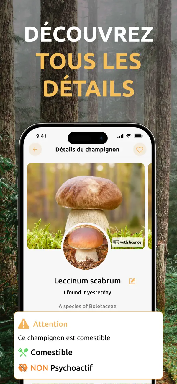 Screenshot #3 pour Champignons Identificateur ID