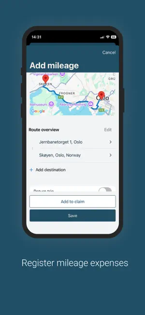 Visma Employee iPhone screenshot 2