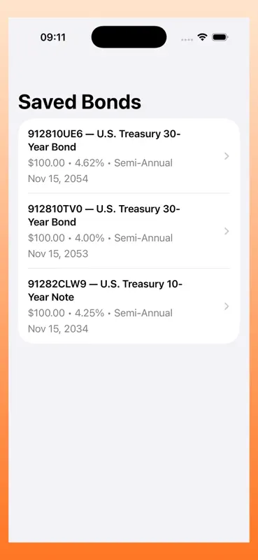 Bond Yield Calculator screenshot 2 of 4