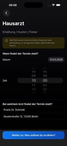 MedTalk screenshot