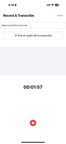 Echo - AI Voice Transcription iPhone screenshot