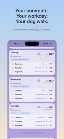 Clearwhen screenshot