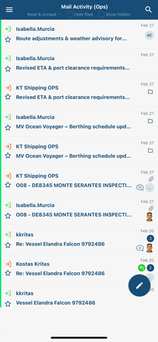 MarineTraffic Inbox Screenshot 3 of 6