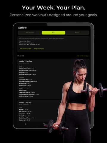 Movari Fitness iPad screenshot