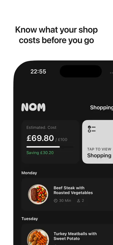 Nom: AI Meal Planner screenshot 2 of 6