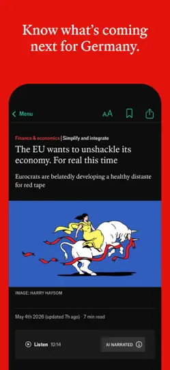 Screenshot von The Economist: News & Analysis auf dem iPhone 3