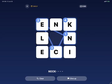 Knight Hop: Word Puzzle iPad screenshot