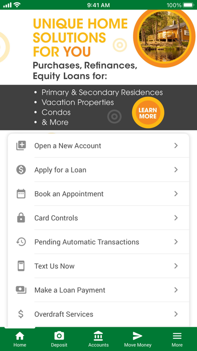 Park City Credit Union Screenshot