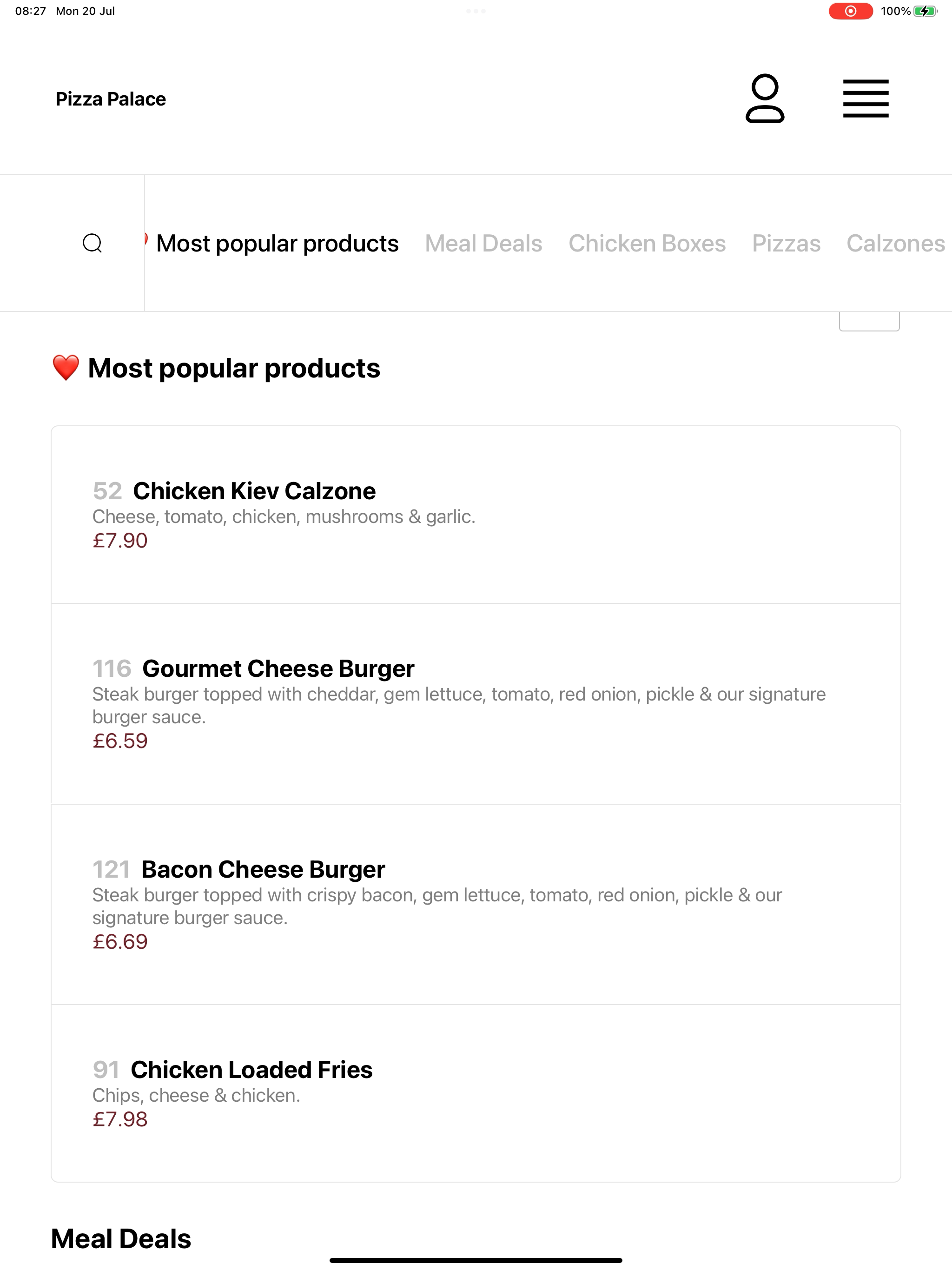 Pizza Palace Sheffield UK screenshot 13