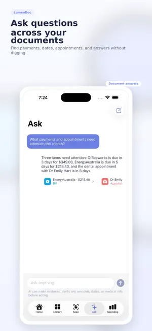 LumenDoc: AI Document Chat screenshot 4