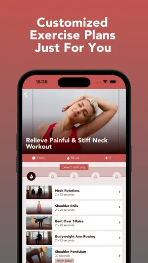 Neck Pain Relief Exercises screenshot 3