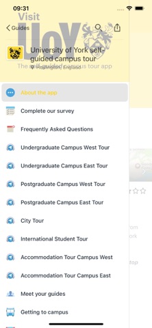 Visit UoY Screenshot 1 of 3