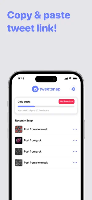 tweetsnap - tweet to image screenshot 2