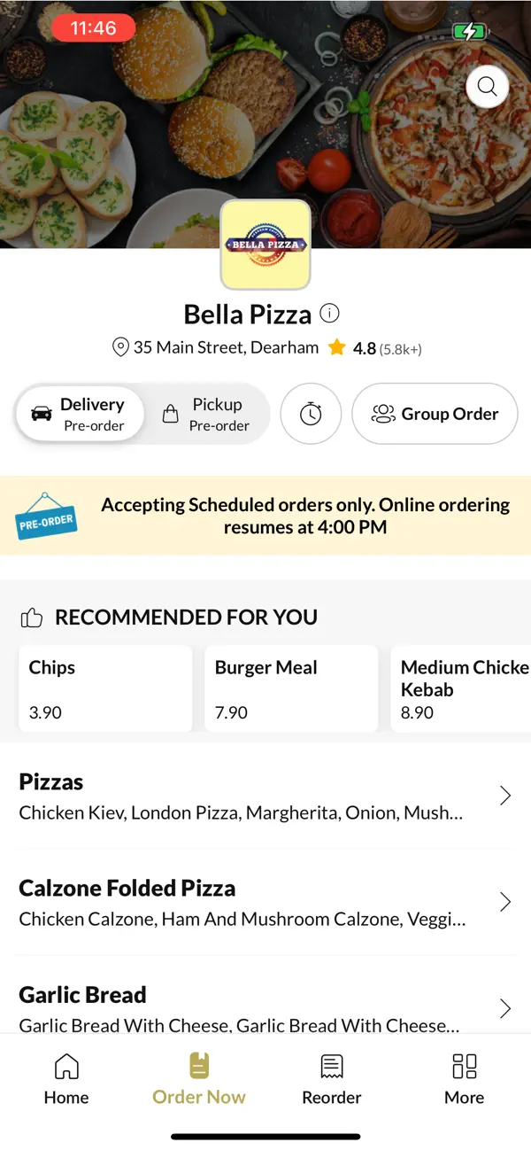 Screenshot #2 pour Bella Pizza Dearham
