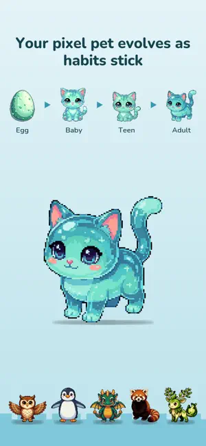 Pixbu: Pixel Pet Habit Tracker screenshot 1