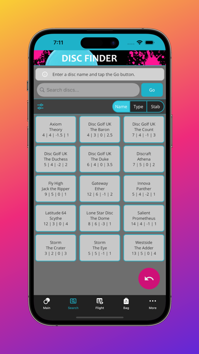 Disc Finder: Disc Golf Bag Screenshot