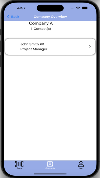PIBizCard Screenshot
