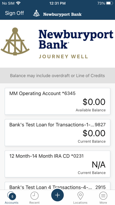 Newburyport Bank Bus Screenshot