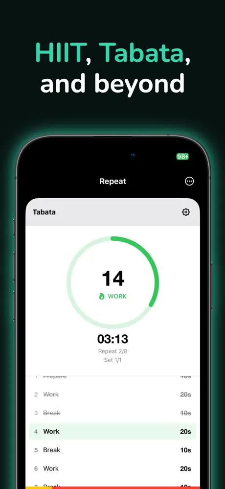Timer for Workouts - Repeat screenshot 2