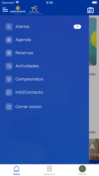 Club de Tenis Elche Screenshot